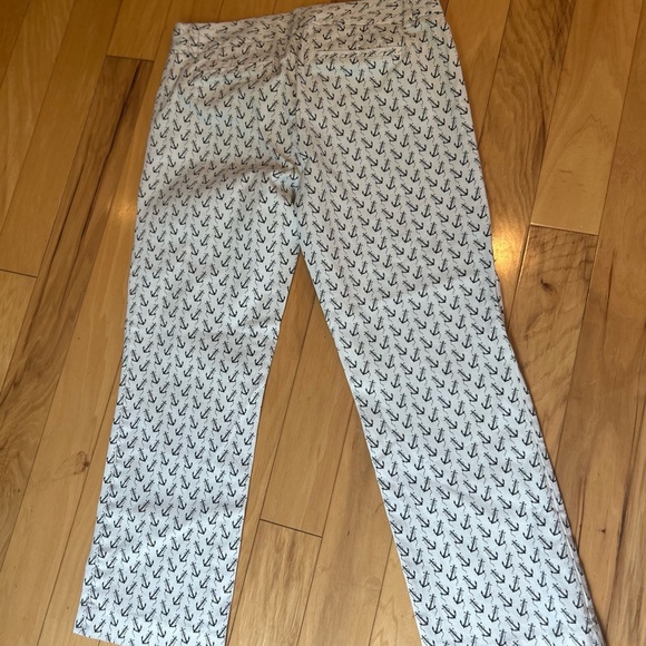 J. Crew White and Black Cropped Ankle Women’s Pants - Picture 6 of 12